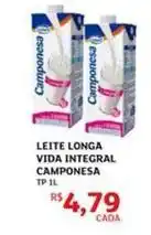 Assaí Atacadista Camponesa - leite longa integral oferta