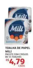 Assaí Atacadista Mili - toalha de papel oferta