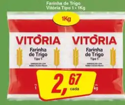 Rede Supermarket Farinha de Trigo Vitória Tipo 1 - 1Kg oferta
