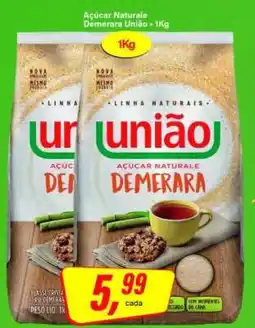 Rede Supermarket Açúcar Naturale Demerara União oferta
