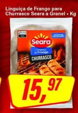 Rede Supermarket Linguiça de Frango para Churrasco Seara a Granel oferta