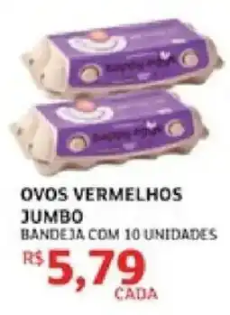 Assaí Atacadista ovos vermelhos jumbo oferta