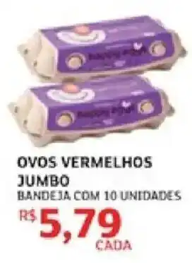 Assaí Atacadista ovos vermelhos jumbo oferta