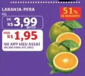 Assaí Atacadista laranja-pera oferta