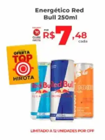 Hirota Food Supermercado Energético Red Bull oferta