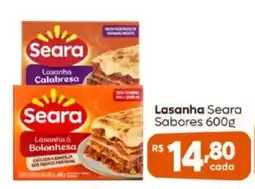 Shibata Supermercados Lasanha seara sabores oferta