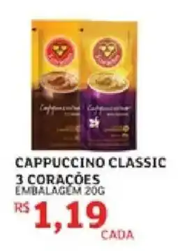 Assaí Atacadista Cappuccino classic 3 corações oferta