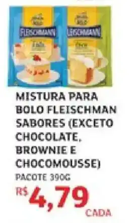 Assaí Atacadista mistura para bolo fleischman sabores oferta