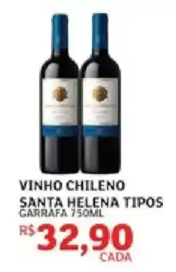 Assaí Atacadista vinho chileno santa helena tipos oferta
