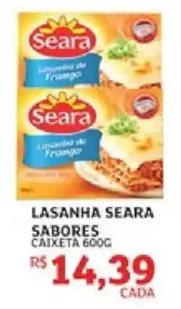 Assaí Atacadista Lasanha seara sabores oferta