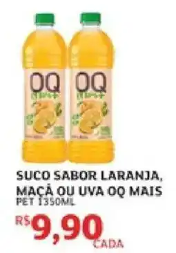 Assaí Atacadista suco sabor laranja, maçã ou uva oq mais oferta