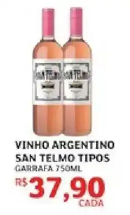 Assaí Atacadista vinho argentino san telmo tipos oferta
