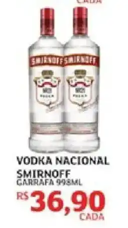 Assaí Atacadista Vodka nacional smirnoff oferta