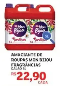 Assaí Atacadista Amaciante de roupas mon bijou fragrâncias oferta