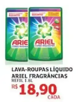 Assaí Atacadista lava-roupas liquido ariel fragrancias oferta