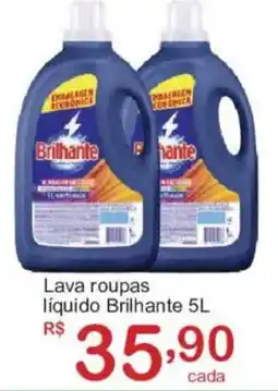 Giga Atacado Lava roupas liquido brilhante oferta