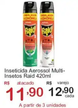 Giga Atacado Inseticida aerossol multi-insetos raid oferta