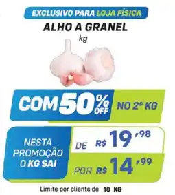 Prezunic alho a granel oferta