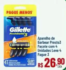 Max Atacadista Aparelho de Barbear Presto3 oferta