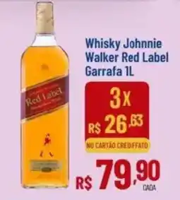 Max Atacadista Whisky Johnnie Walker Red Label oferta