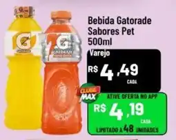Max Atacadista Bebida Gatorade Sabores Pet oferta