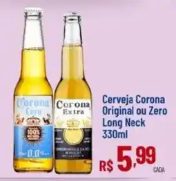 Max Atacadista Cerveja Corona Original ou Zero Long Neck oferta