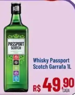 Max Atacadista Whisky Passport Scotch Garrafa oferta