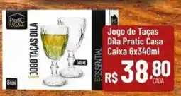 Max Atacadista Jogo de taças dila pratic casa oferta