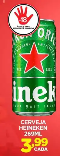 Supermercados Joanin Cerveja heineken oferta