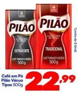 Barracão Supermercado Café em Pó Pilão Vácuo oferta