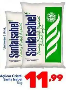 Barracão Supermercado Açúcar Cristal Santa Isabel oferta