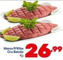 Barracão Supermercado Massa p/kibe cru balcão oferta