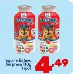 Barracão Supermercado Iogurte Batavo Surpresa 110g Tipos oferta