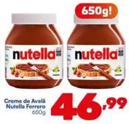 Barracão Supermercado Creme de Aveia Nutella Ferrero oferta