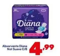 Barracão Supermercado Absorvente diana not suave oferta