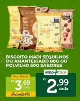 Nidobox Biscoito madi sequilhos ou amanteigado oferta