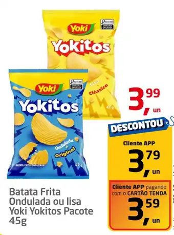 Batata Frita Ondulada ou lisa Yoki Yokitos Pacote