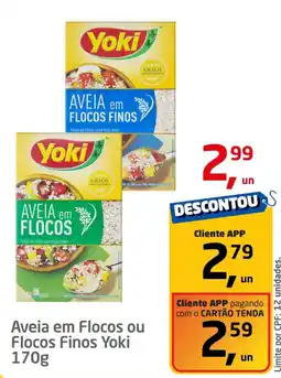 Tenda Atacado Aveia em Flocos ou Flocos Finos Yoki oferta