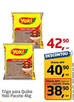 Tenda Atacado Trigo para Quibe Yoki Pacote 4kg oferta