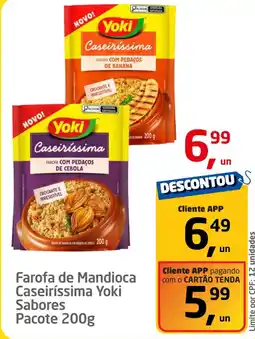 Tenda Atacado Farofa de Mandioca Caseiríssima Yoki Sabores oferta