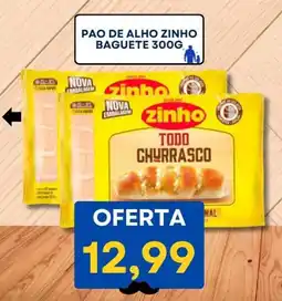 Fonte Nova Pao de alho zinho baguete oferta