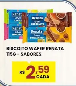 Rede Econômica de Supermercados Biscoito wafer renata oferta