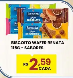 Rede Econômica de Supermercados Biscoito wafer renata oferta