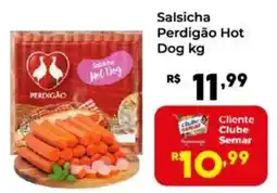 Semar Supermercado Salsicha Perdigão Hot Dog oferta