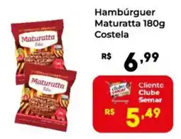Semar Supermercado Hambúrguer Maturatta 180g Costela oferta