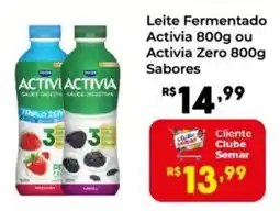 Semar Supermercado Leite fermentado activia ou activia zero sabores oferta