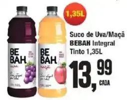 Supermercados Princesa Suco de Uva/Maçã BEBAH Integral oferta