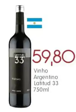 Epa Vinho Argentino Latitud 33 oferta