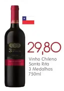 Epa Vinho chileno santa rita 3 medalhas oferta