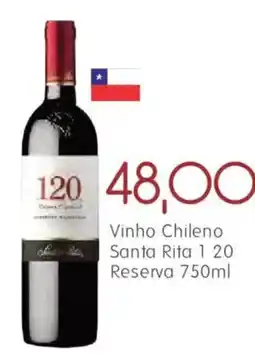 Epa Vinho chileno santa rita 1 20 reserva oferta